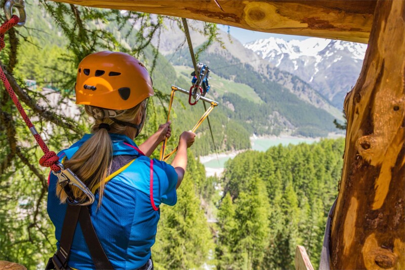 Hochseilgarten - Ötzi Rope Park