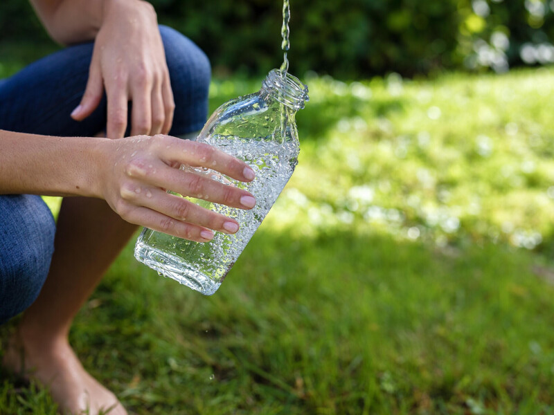Trinkwasser - Auffüllstation: Brunnenplatz Naturns